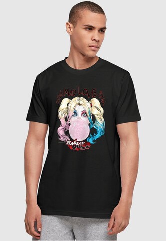 T-Shirt 'Batman - Harley Quinn Mad Love' ABSOLUTE CULT en noir : devant
