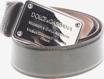 DOLCE & GABBANA Gürtel M in Grün: Vorderseite