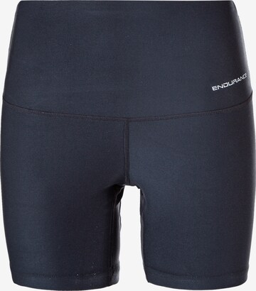 ENDURANCE Skinny Workout Pants 'Puglia' in Black: front