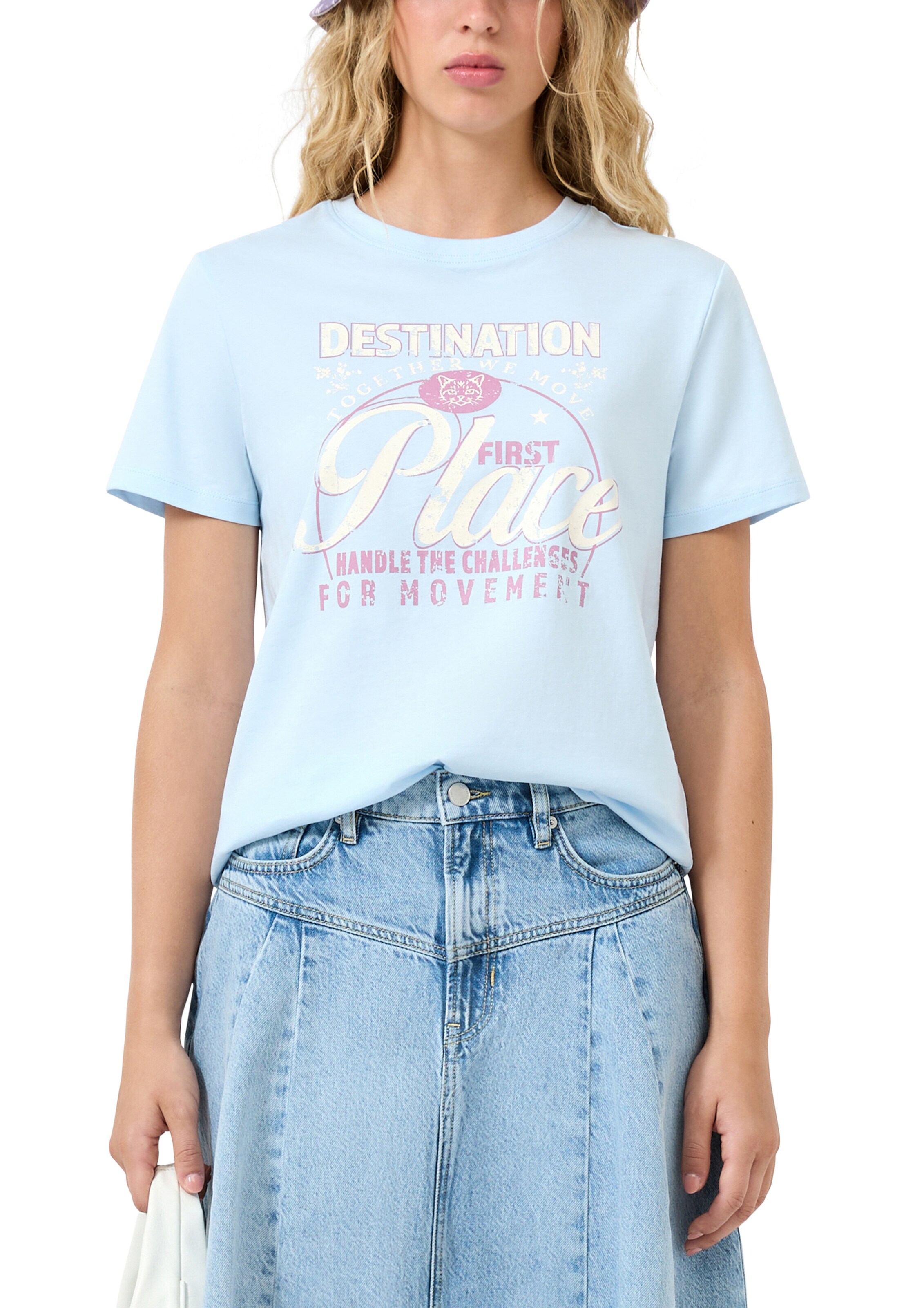 T-shirt QS en bleu