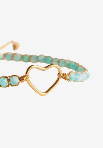 Bracelet 'Herz' Samapura Jewelry en bleu