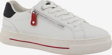 TOM TAILOR Sneakers laag in Wit: voorkant