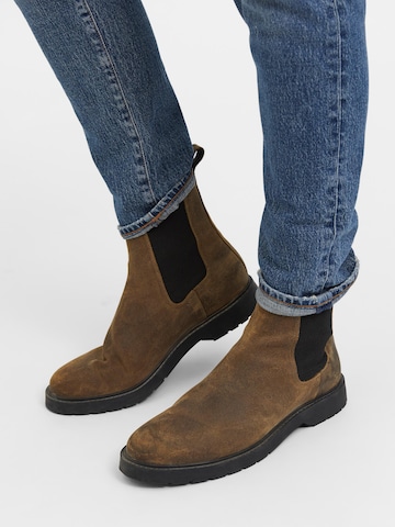 Chelsea Boots 'Tim' SELECTED HOMME en marron