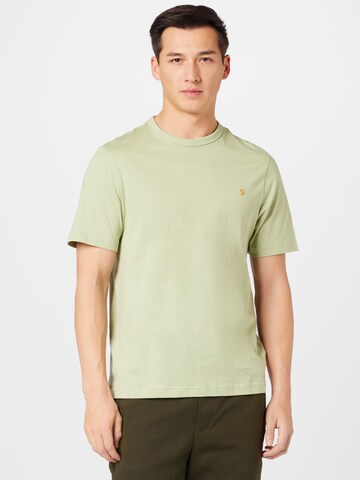 FARAH Regular fit Тениска 'Danny' в зелено: отпред