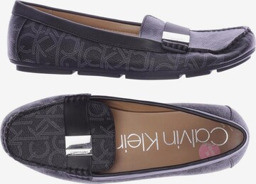 Calvin Klein Flats & Loafers in 38 in Grey: front