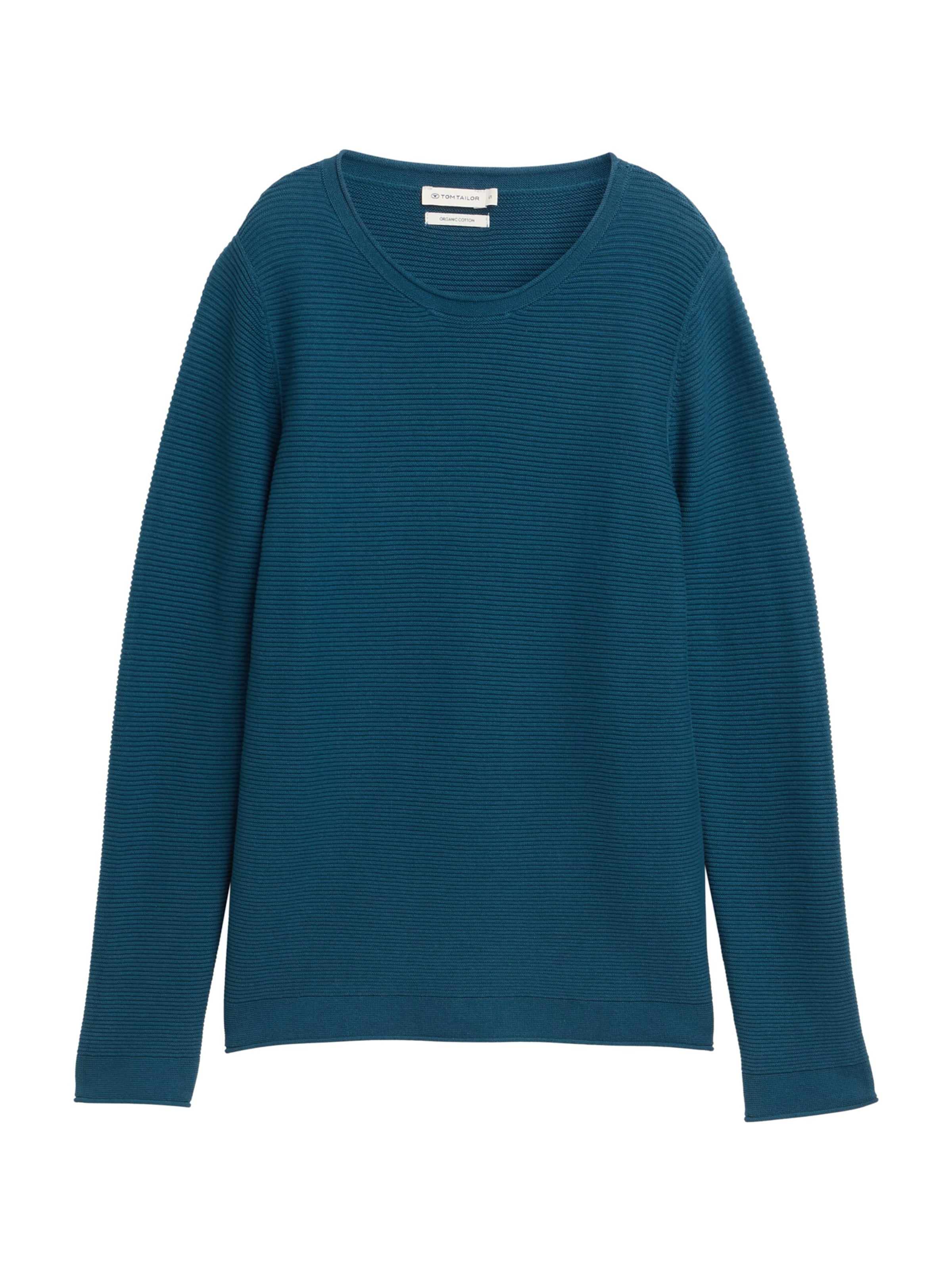 TOM TAILOR Пуловер в синьо: отпред