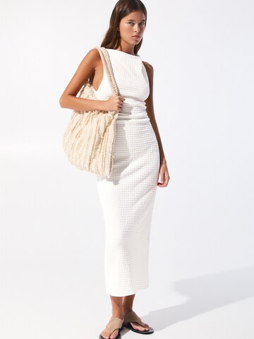 Pull&Bear Dress in Beige