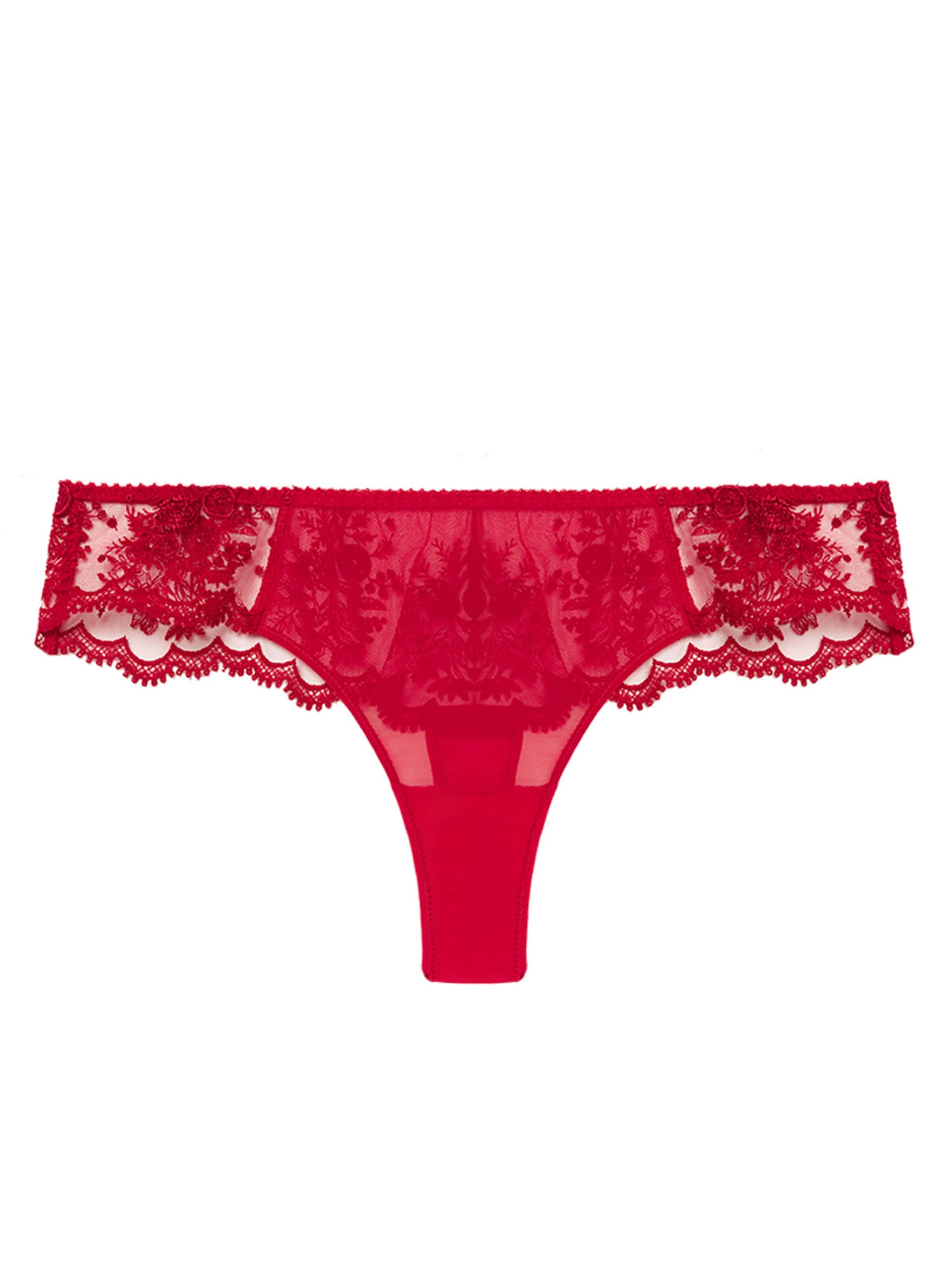 Simone Perele Panty 'Intrigue' in Red: front