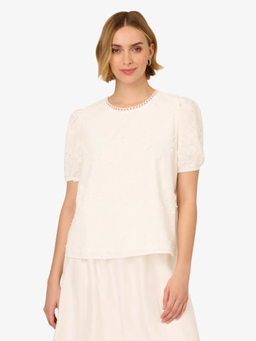 Adrianna Papell Bluse in Weiß: Vorderseite