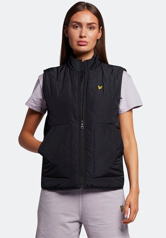 Lyle & Scott Weste in Schwarz: predná strana