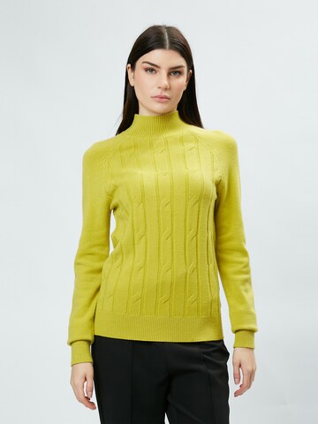 Influencer Pullover i gul: forside