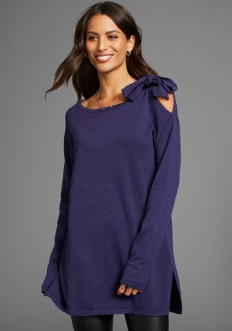 LAURA SCOTT Pullover in Lila