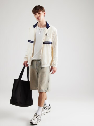 Sergio Tacchini - Casaco meia-estação 'DINO' em branco