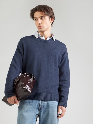 HOLLISTER Sweater in Blue: front