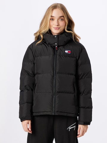 Tommy Jeans Winter Jacket 'Alaska' in Black: front