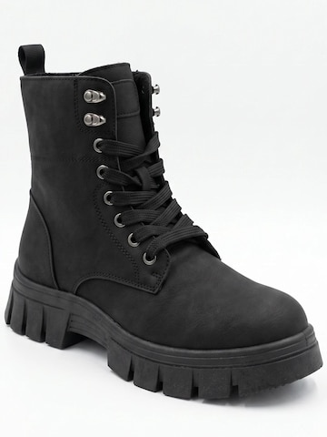 TorWeit Enkellaarsje 'Cool Lace Up Ankle Boots' in Zwart
