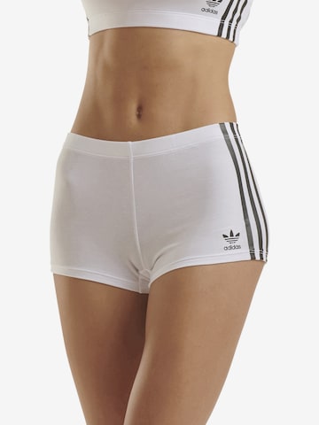 ADIDAS ORIGINALS Boyshorts ' Biker Short ' in White: front