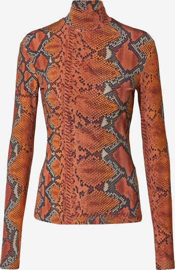 Just Cavalli Shirt in braun / grau / orange, Produktansicht