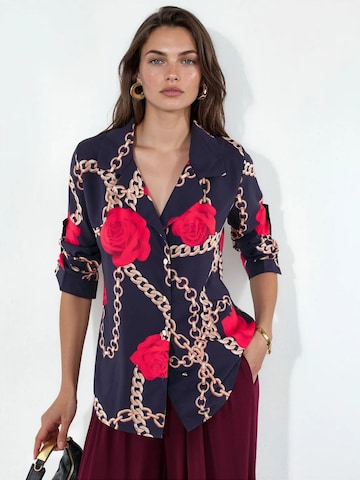 MSN Collection - Blusa em azul: frente