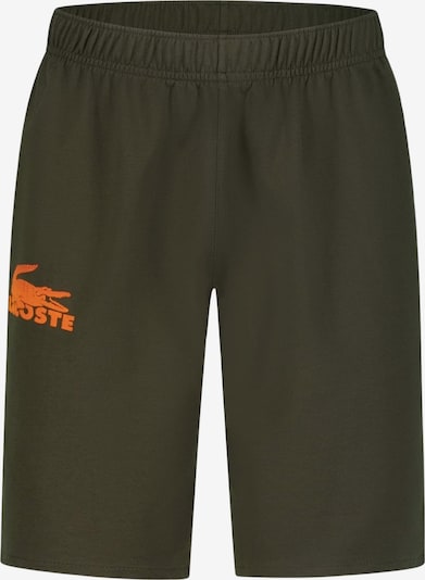 LACOSTE Housut koossa 34 värissä tummanvihreä / oranssi, Tuotenäkymä