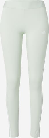 Skinny Pantaloni sportivi 'Essential' di ADIDAS SPORTSWEAR in verde: frontale