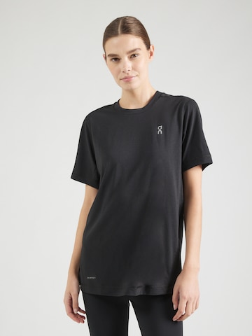 On Functioneel shirt in Zwart: voorkant