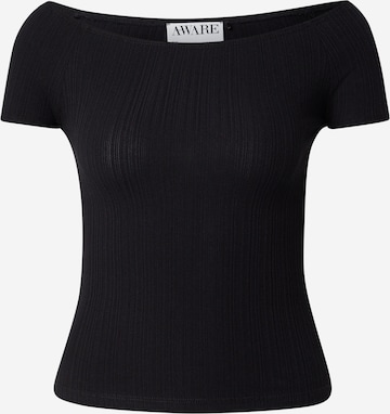 Aware T-shirt 'AWVERDE' i svart: framsida