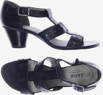 JANA Sandals & High-Heeled Sandals in 38,5 in Black: front