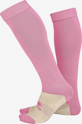 Chaussettes de sport Errea en rose : devant