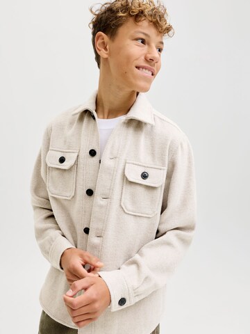 Jack & Jones Junior Comfort Fit Hemd in Beige