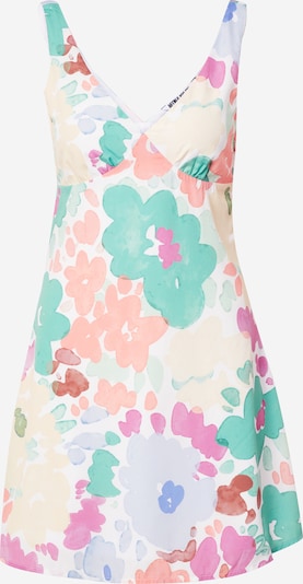 NEON & NYLON Kleid 'MIRIAM' in mischfarben / weiß, Produktansicht