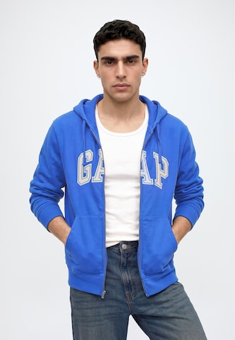 GAP Кофта на молнии в Синий
