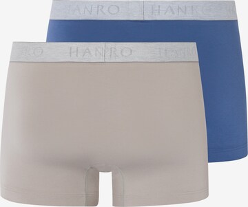 Hanro Boxershorts ' Cotton Essentials ' in Blauw