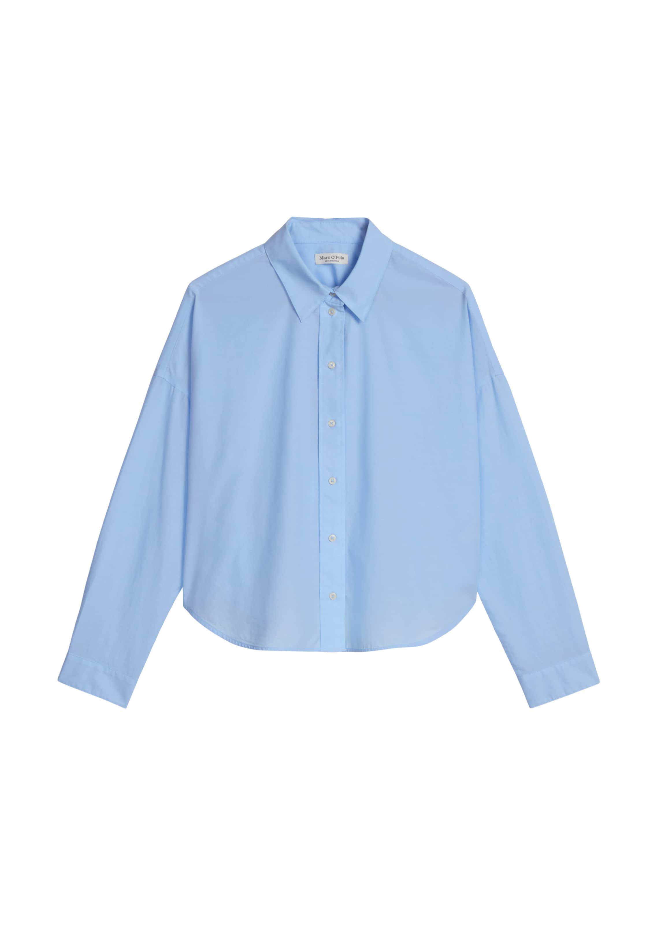 Marc O'Polo Blouse in Blauw: voorkant