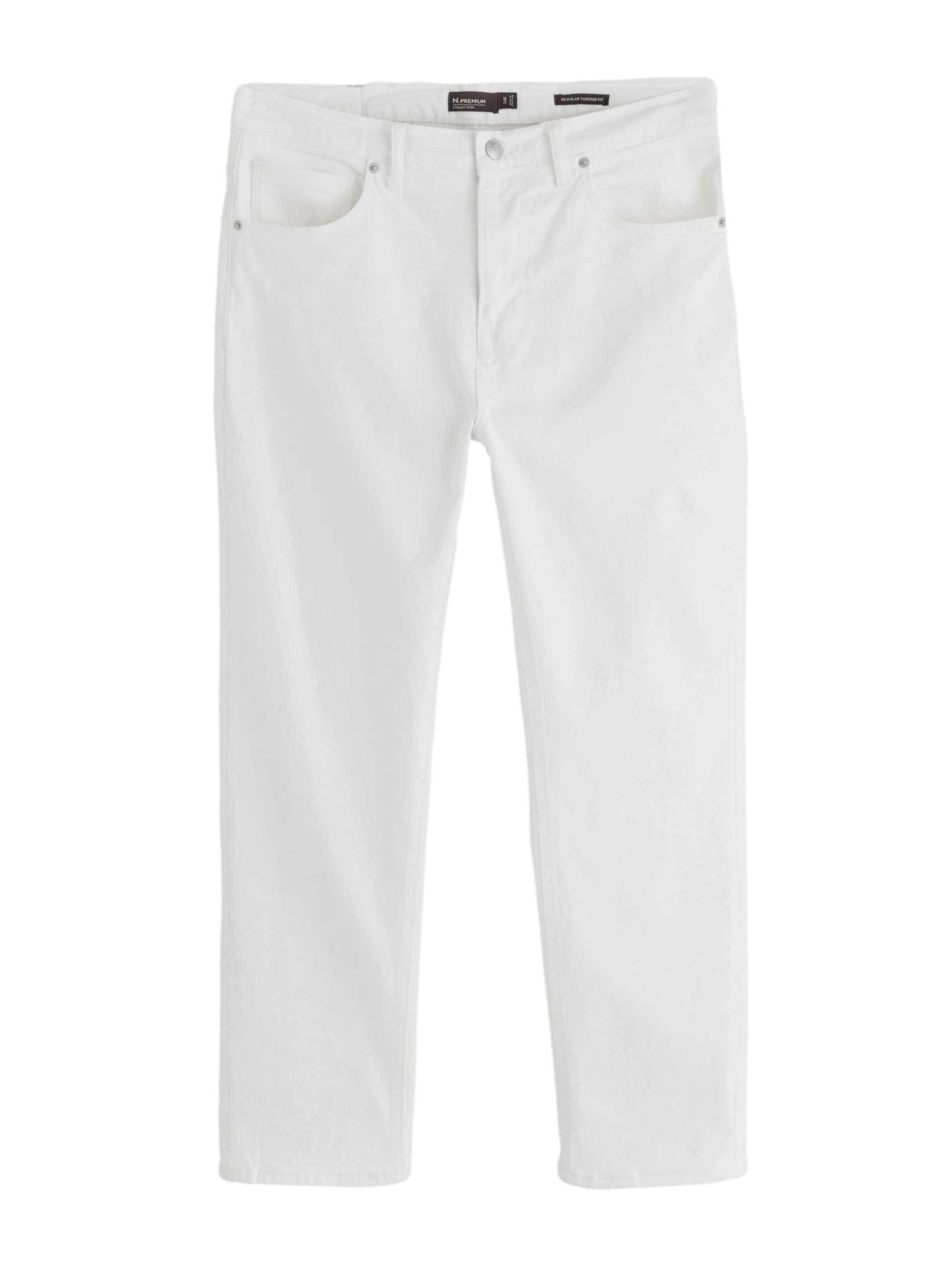 Next Jeans 'N. Premium' in Wit: voorkant