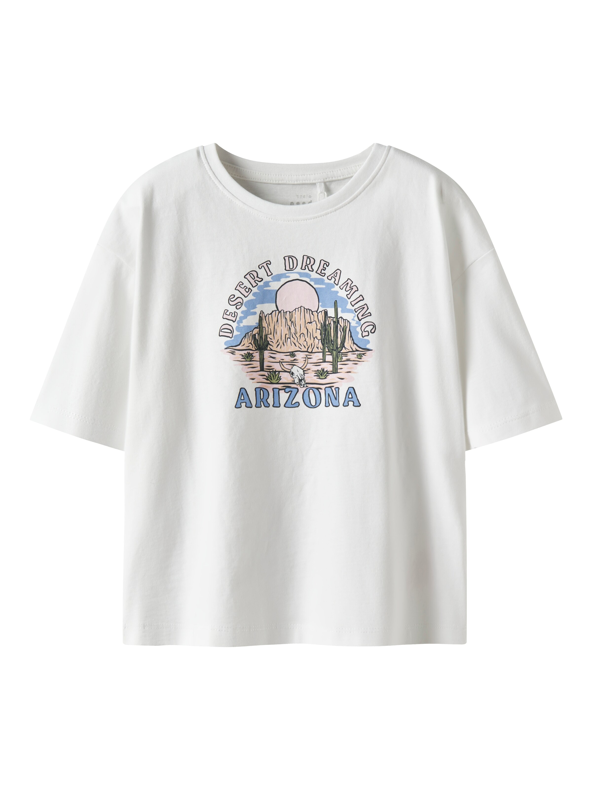 balts NAME IT T-Krekls 'NKFVEEN': no priekšpuses