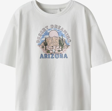 NAME IT Shirt 'NKFVEEN' in White: front