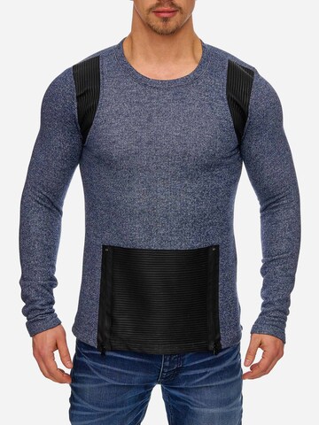 Tazzio Shirt '1231-1' in Blau: Vorderseite