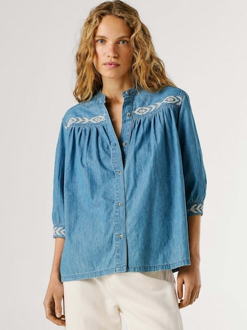 Camicia da donna 'LIVIA' di Pepe Jeans in blu: frontale