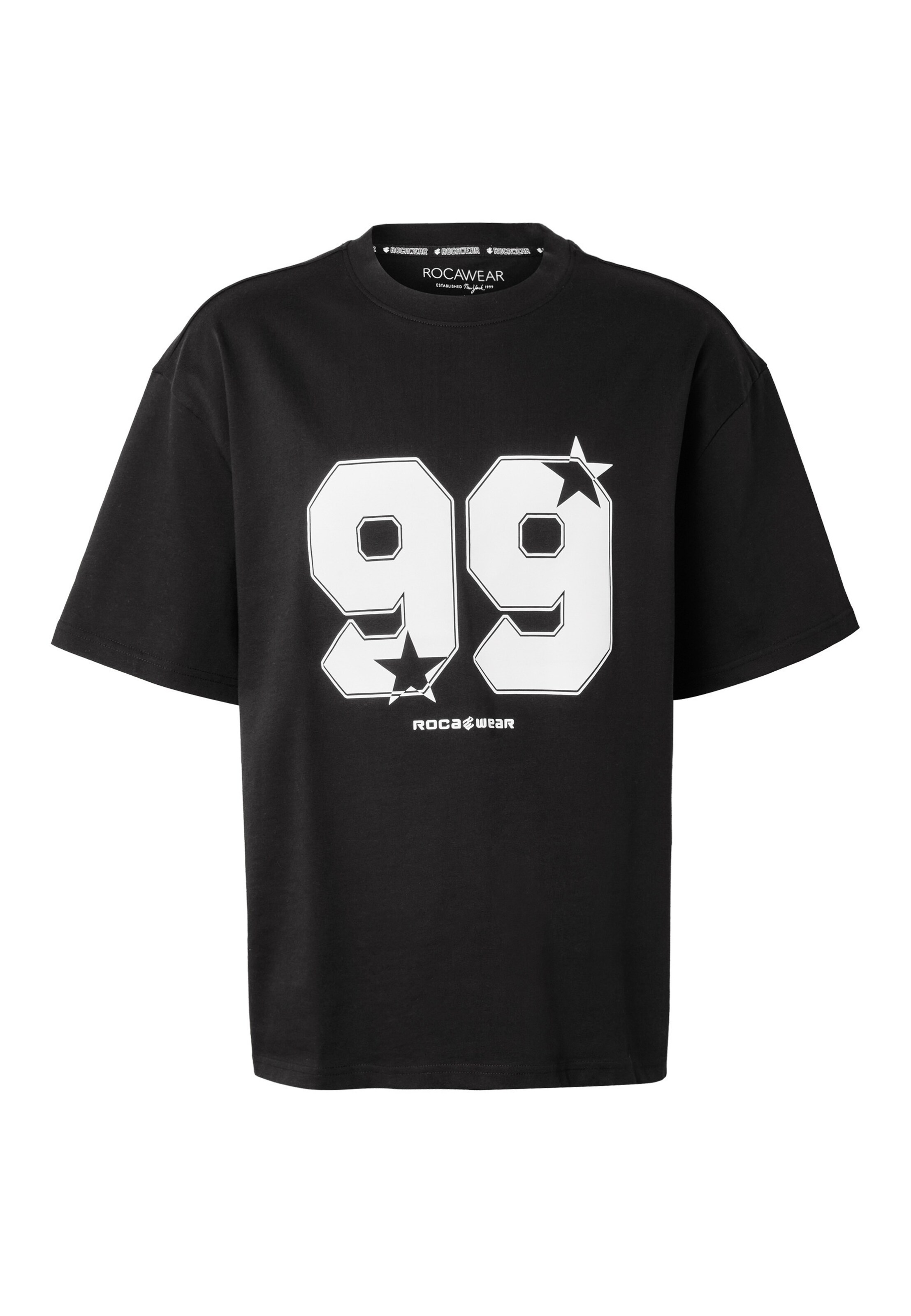 T-Shirt 'Strambers' ROCAWEAR en noir : devant