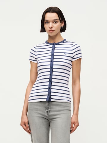 Abercrombie & Fitch T-Shirt 'MAR4 APAC' in Weiß: Vorderseite