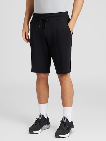 UNITED COLORS OF BENETTON Regular Shorts in Schwarz: predná strana