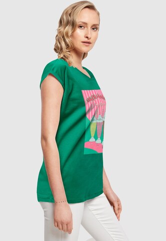 Mister Tee Shirt 'Milkshake' in Green