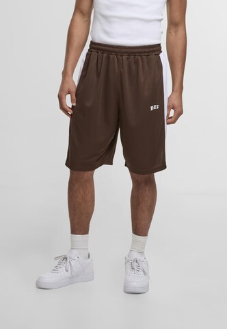 Pantalon DEF en marron : devant