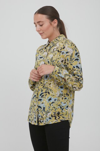 ICHI Blouse 'VERA SH3' in Groen: voorkant