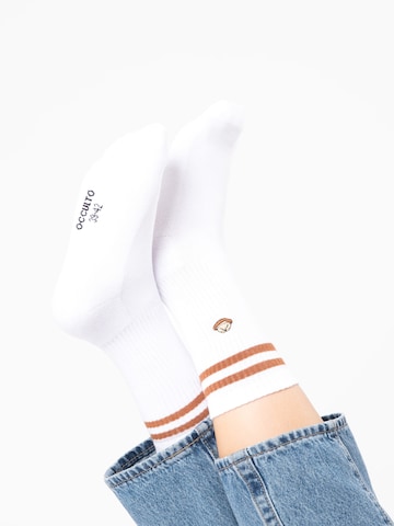 Occulto Athletic Socks 'Gusto' in White