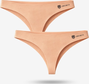 SWORTS Sportunterhose 'Airy' in Orange: Vorderseite