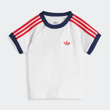 ADIDAS ORIGINALS - Conjunto 'Denim Tee Set' en blanco
