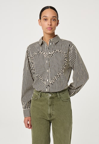 Fabienne Chapot Blouse in Beige: voorkant