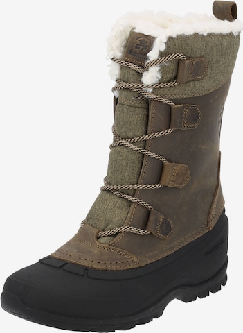 Kamik Snow Boots 'Snowgem WK2164' in Brown: front